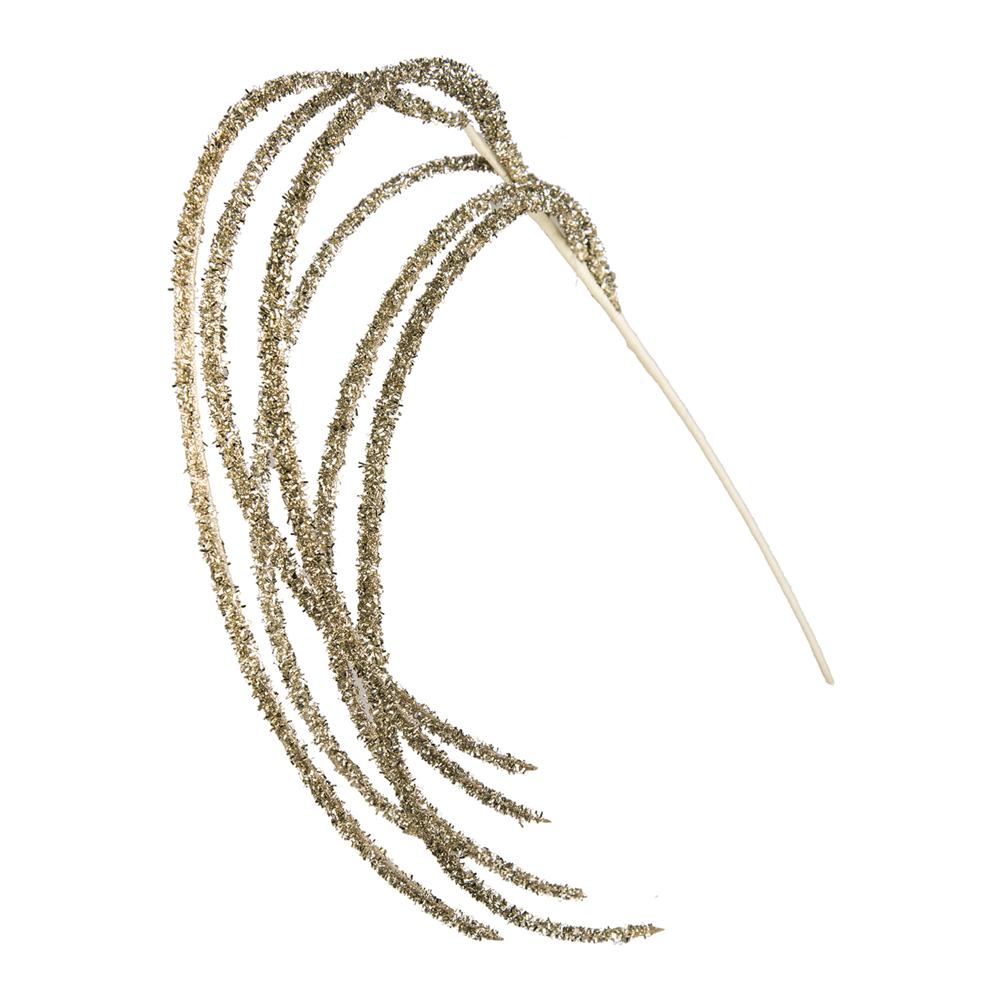 Luv 57560 Stelo Pendente 6 Rami Glitter Champagne 100Cm