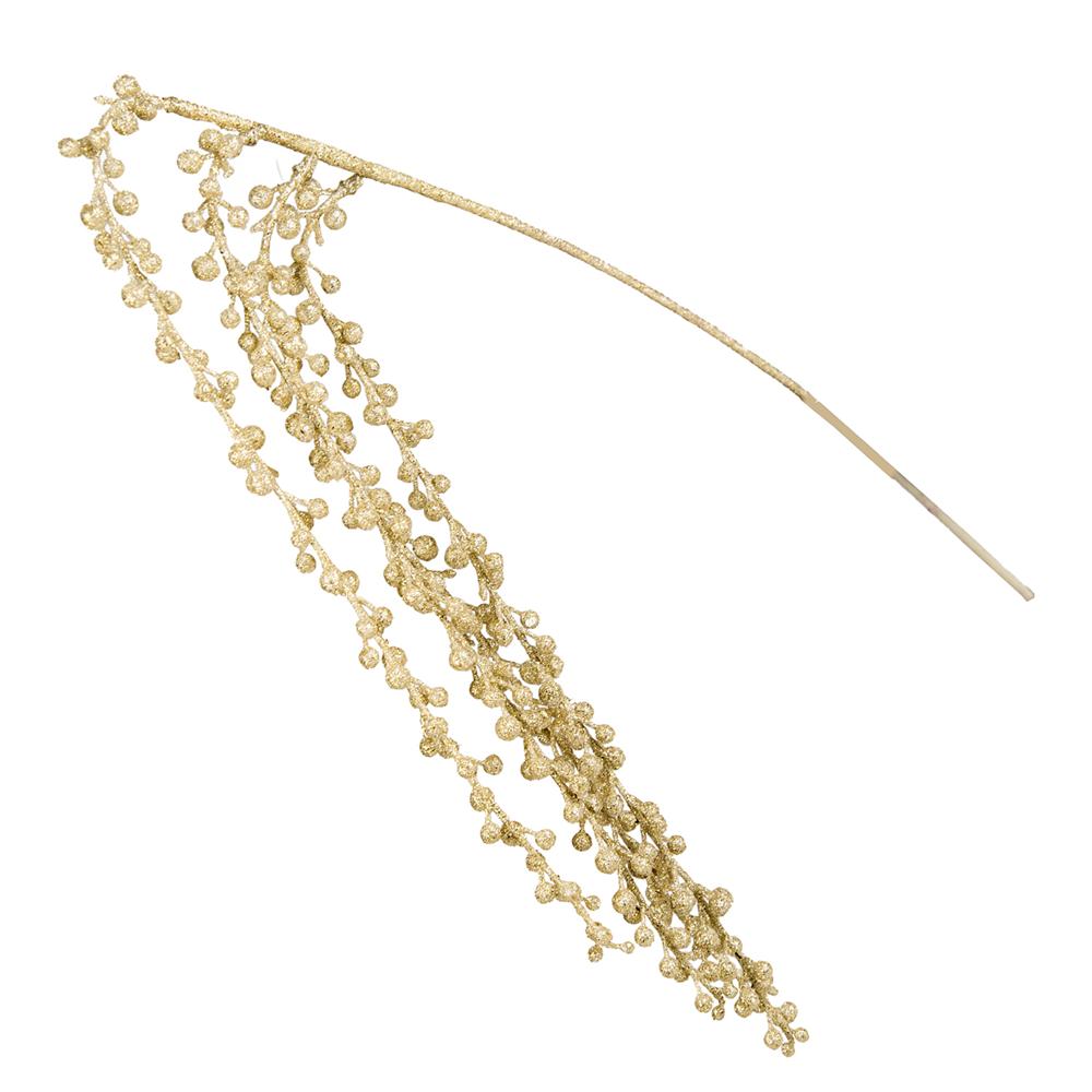 Luv 57564 Stelo Pendente Mini Bacche Cream 90Cm - Crema - Fiori (Natale) | Mikasa