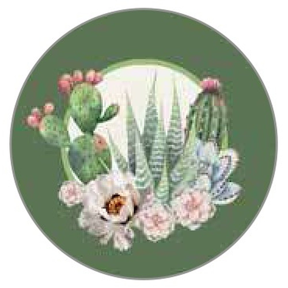 Sottopiatto Rivestito California Set 2 Pz D.36 Verde 09