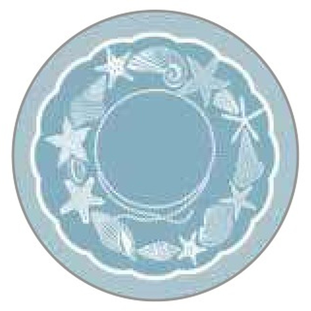 Sottopiatto Rivestito Atlantis Set 2 Pz D.36 Azzurro 06