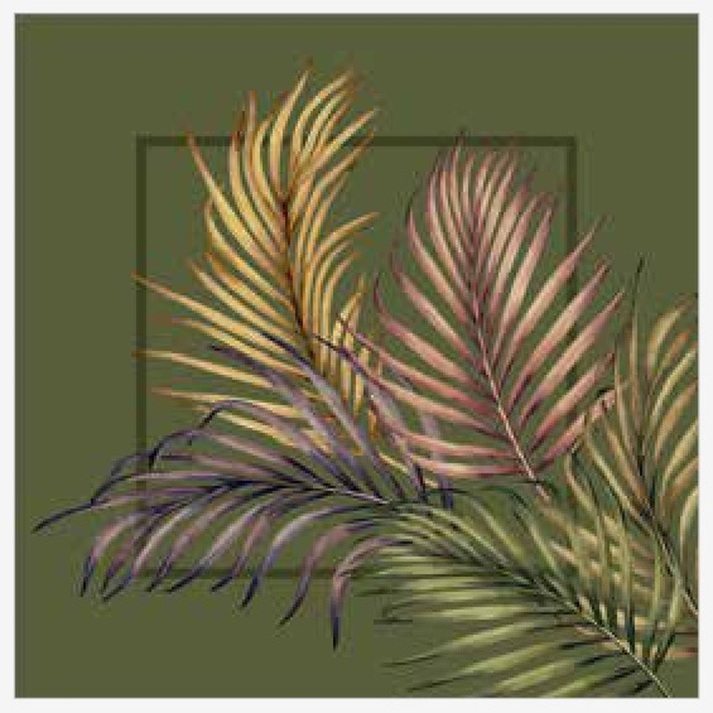 Centrotavola Palm Cm.95X95 Verde 09 - Verde - Centrini | Mikasa