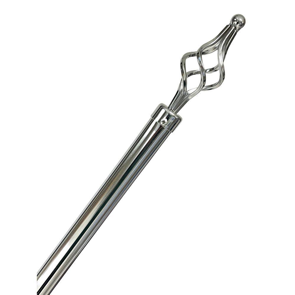 Mat 60899 Asta Per Tende Tornado Chrome 130*240Cm - Metallo Argento - Aste Tende | Mikasa