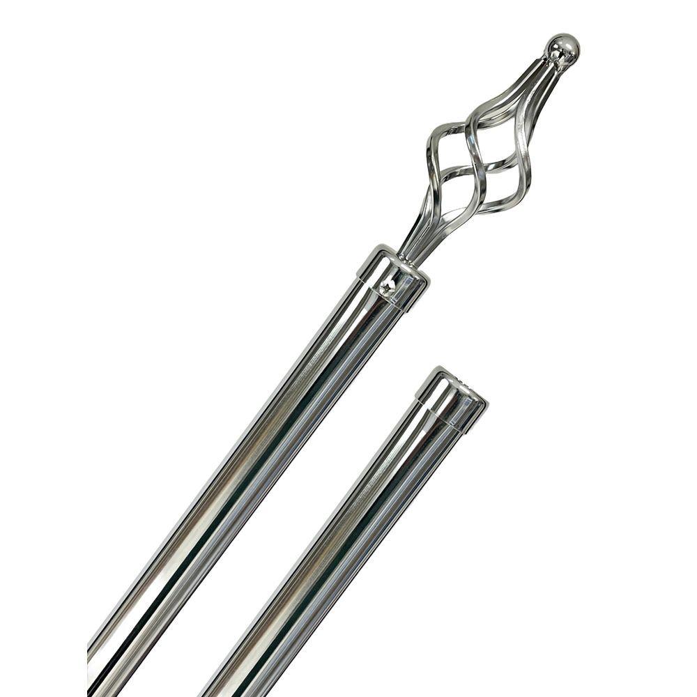 Mat 60900 Asta Per Tende Tornado Chrome 160*310Cm - Metallo Argento - Aste Tende | Mikasa