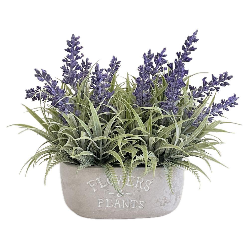 MEI 62074 Vaso Oval Lavanda 20Cm