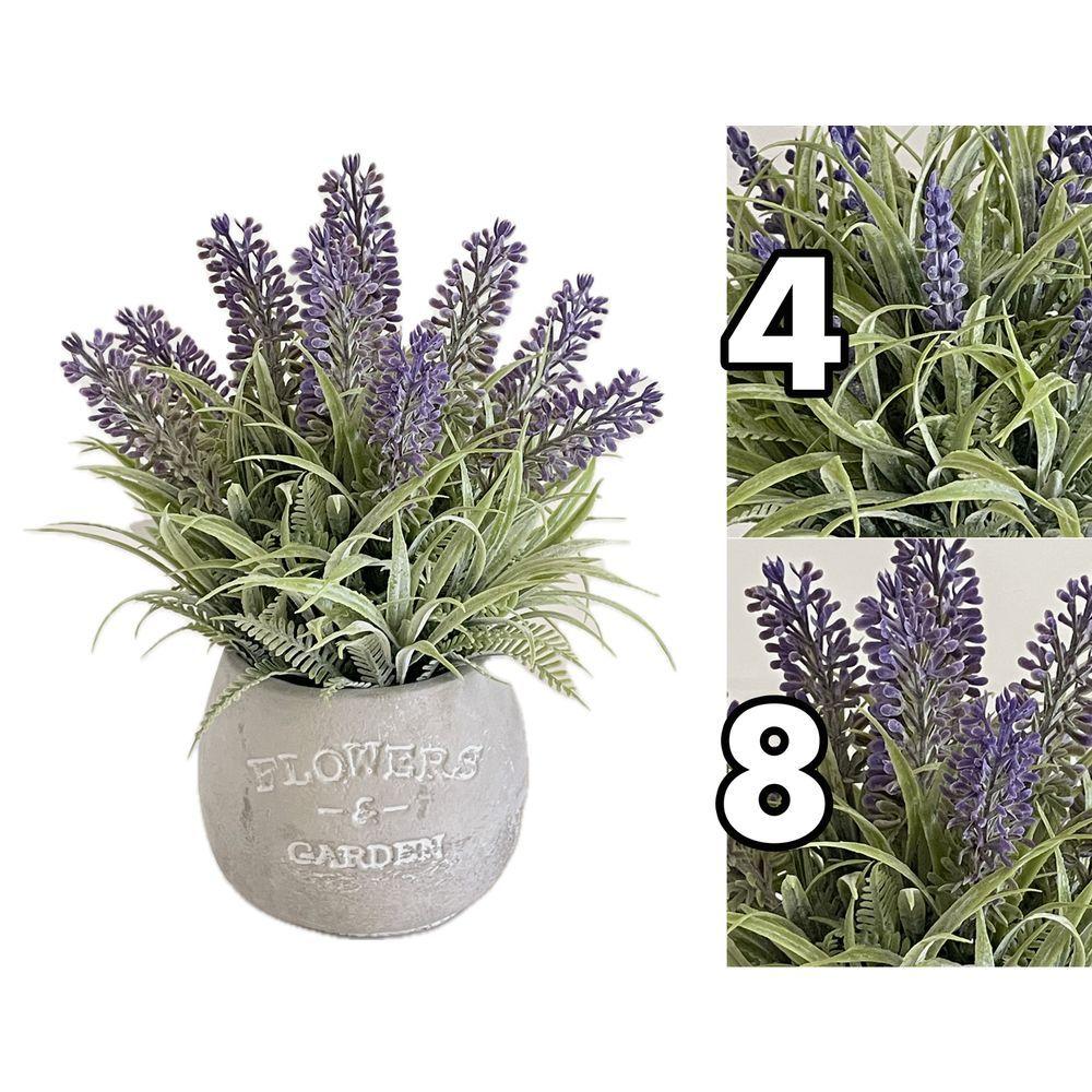 MEI 62075 Vaso Rich Lavanda 21Cm 2 Ass.