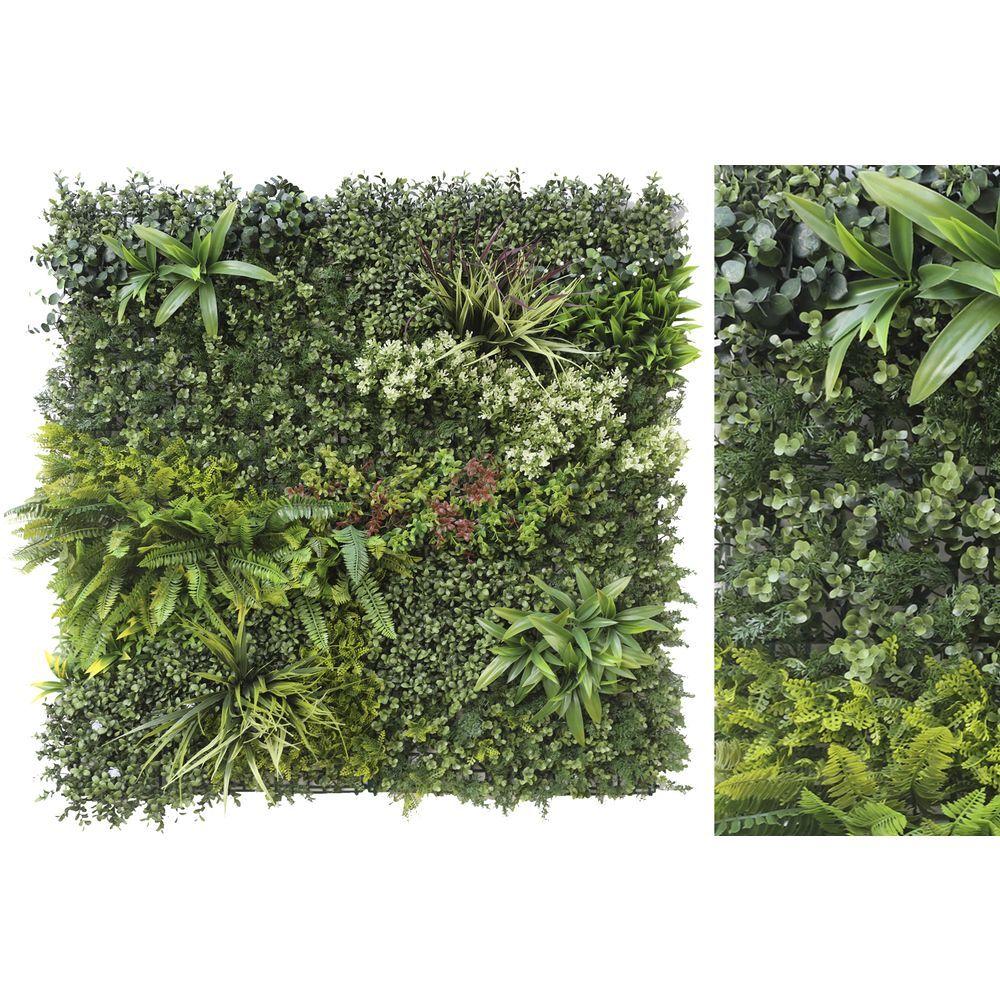 MET 62481 Pannello Siepe Artificiale Tropical Jungle 100*100Cm