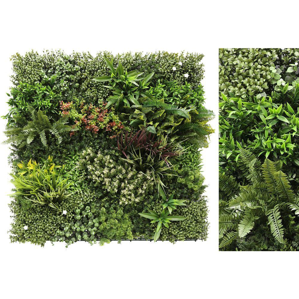 MET 62482 Pannello Siepe Artificiale Tropical Forest 100*100Cm