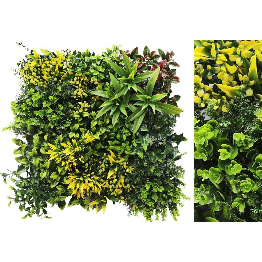 MET 62484 Pannello Siepe Artificiale Tropical Forest 50*50Cm