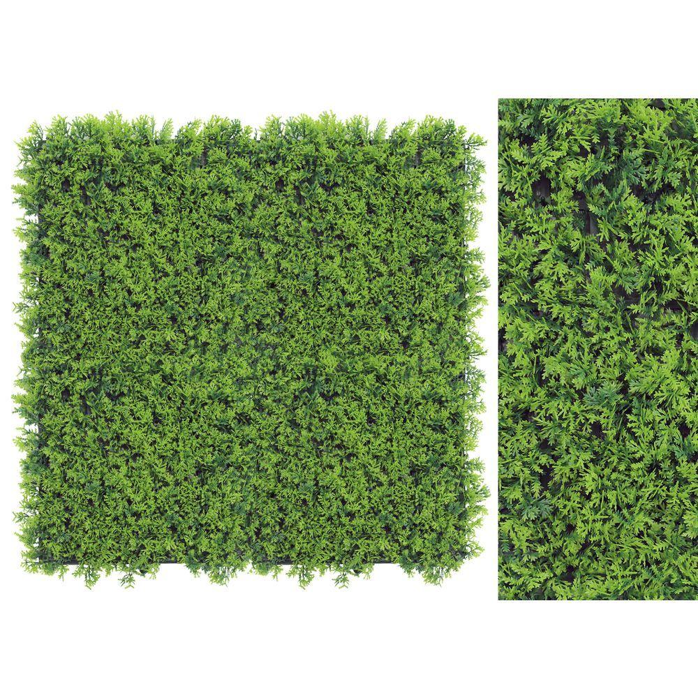MET 62485 Tappeto Siepe Artificiale Green 50*50Cm