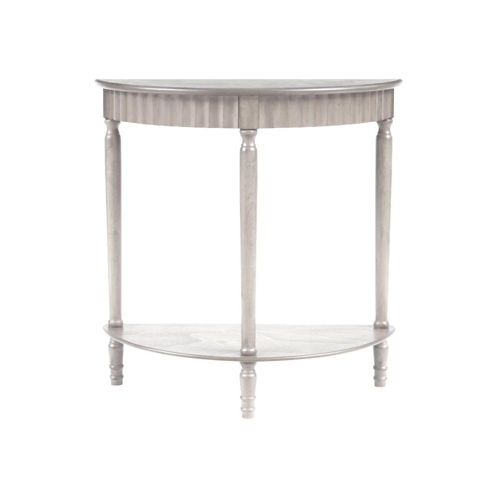 Mob 59845 Mezzaluna Coloniale Bianca 71*30*71Cm - Bianco - Consolle | Mikasa