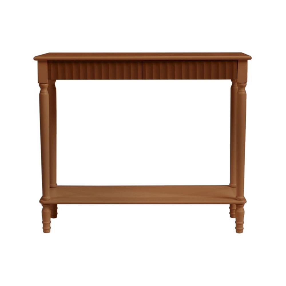 Mob 59848 Console Coloniale 2 Cass. Noce 90*30*75Cm