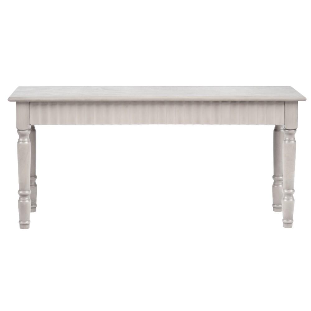 Mob 59851 Panca Coloniale Bianca 99*30*45Cm