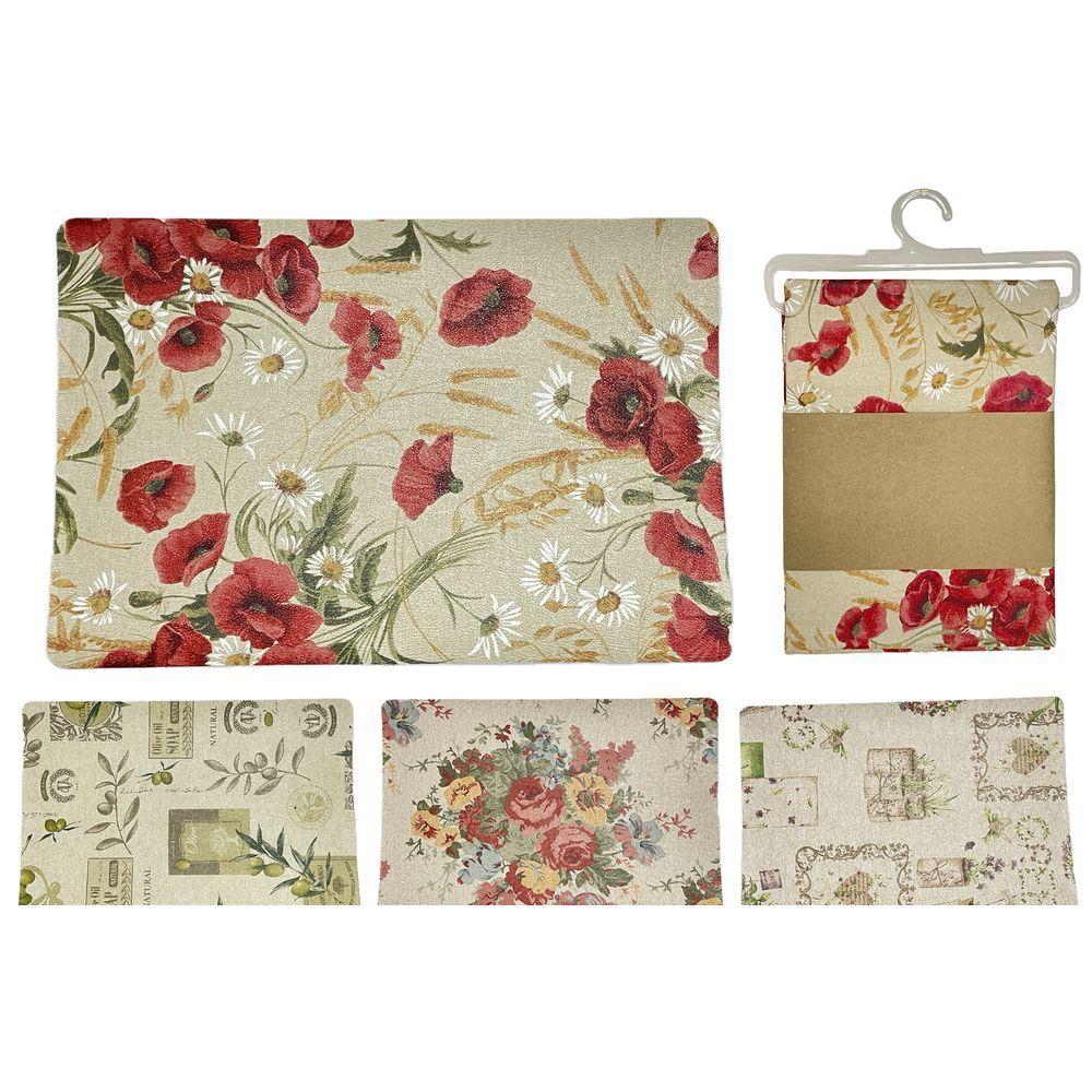 Nia 61278 Tovaglia Poly Flower Series 140*140Cm 4 Ass. - Incerata Assortito - Tovaglie | Mikasa