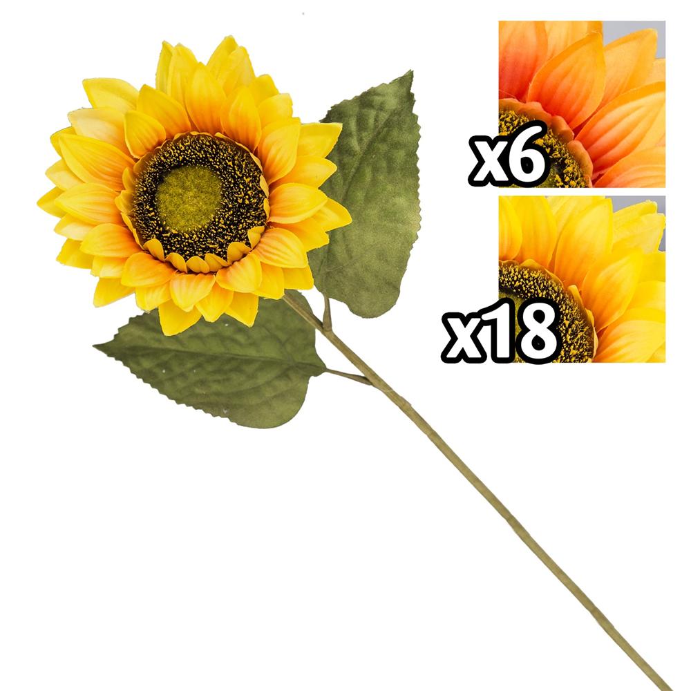 Nic 57729 Stelo Girasole Autunno 70Cm