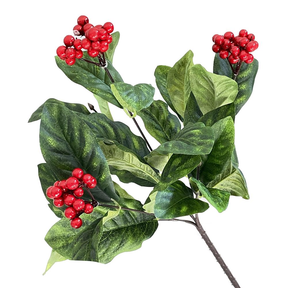 Nic 59516 Bush Magnolia Con Bacche 45Cm