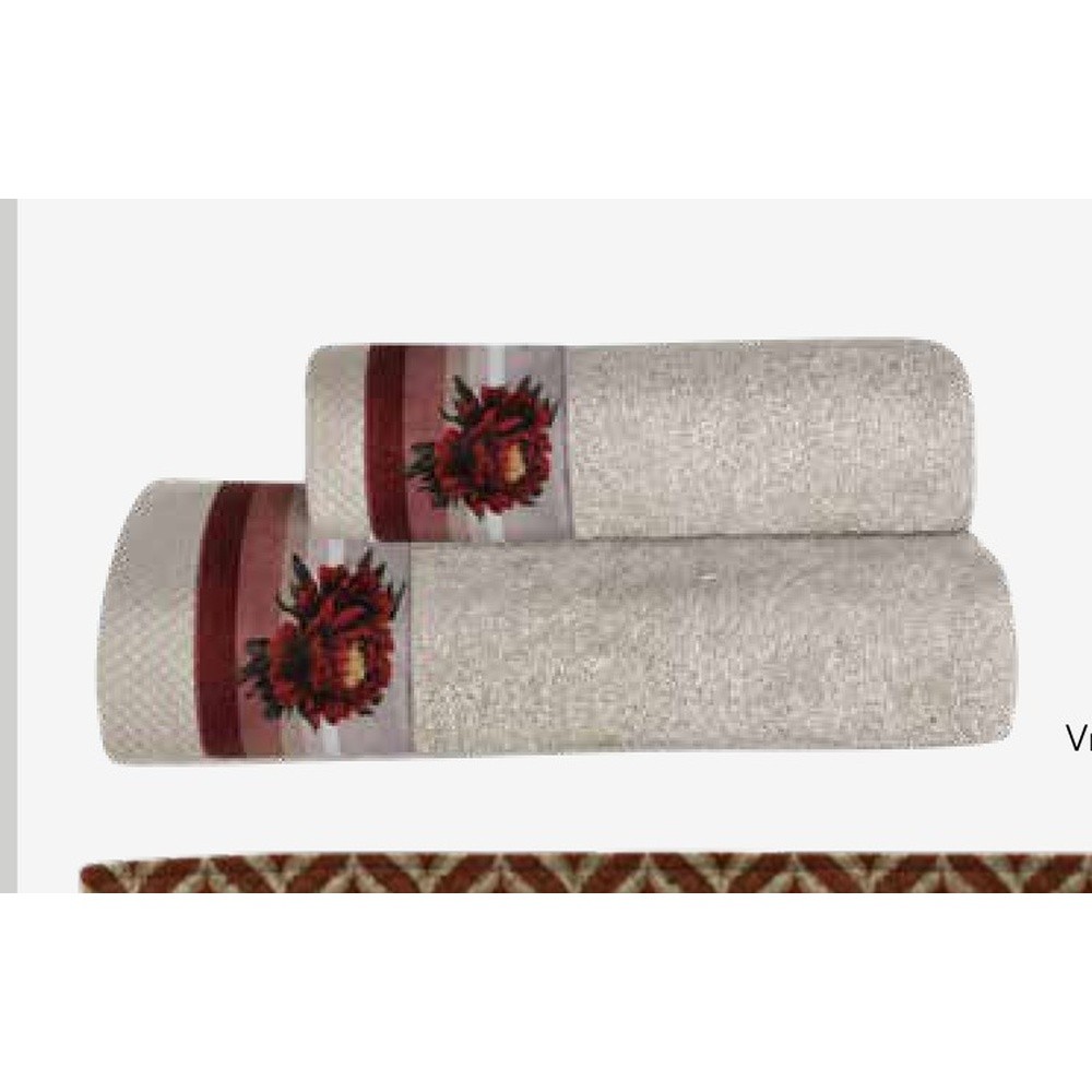 Spugna Greta Coppia Cm.40X60 + 60X100 Gr.550 Cotto 90 - Cotone - Asciugamani | Mikasa