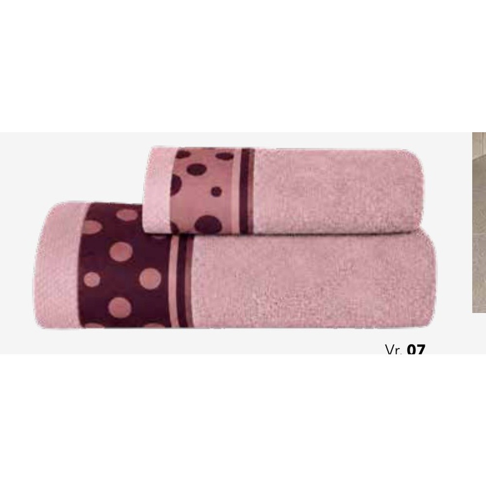 Spugna Pois Coppia Cm.40X60 + 60X100 Gr.550 Bordeaux 07