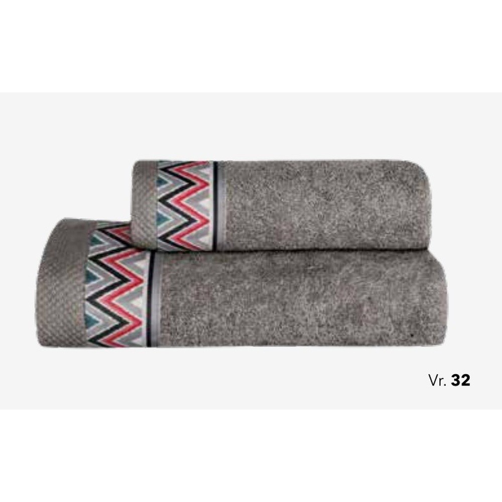 Spugna Ziggy Coppia Cm.40X60 + 60X100 Gr.550 Grigio 32