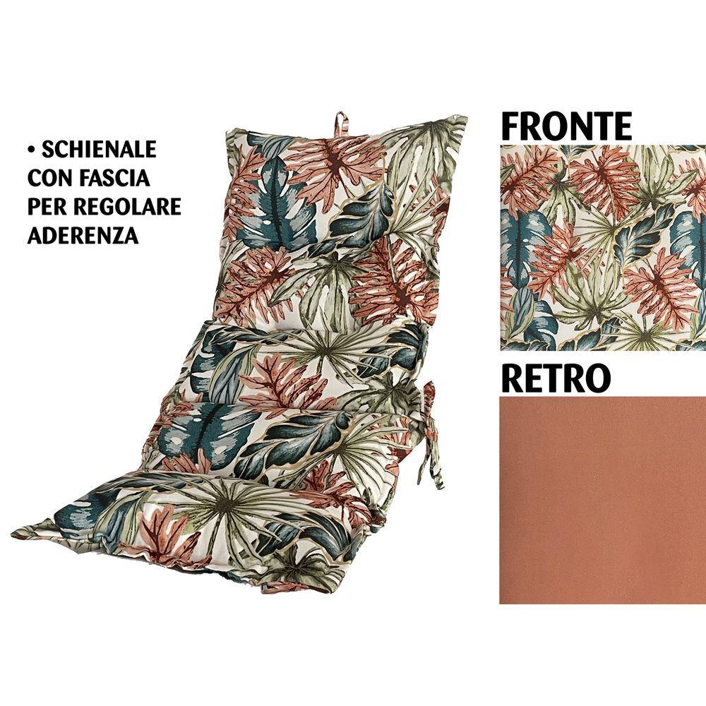 Oce 60290 Cuscino Da Sdraio Soft Tropical Double Face 43*112Cm 1/8 - Tessuto non Tessuto - Cuscini Giardino | Mikasa