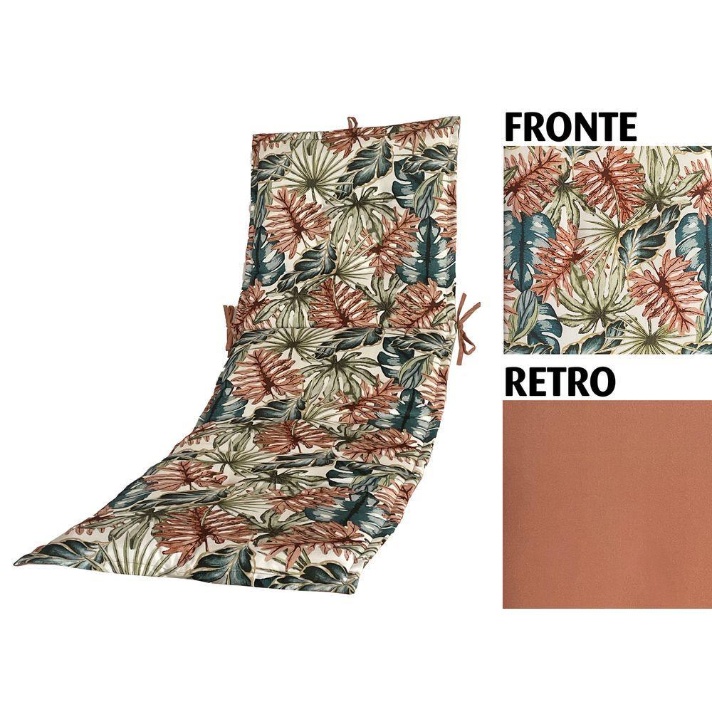 Oce 60291 Cuscino Da Lettino Tropical Double Face 56*183*3,5Cm 1/8 - Tessuto non Tessuto - Cuscini Giardino | Mikasa