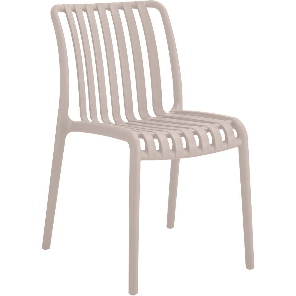 OVA 62750 Sedia Da Esterno Beige 60*47*80 Cm
