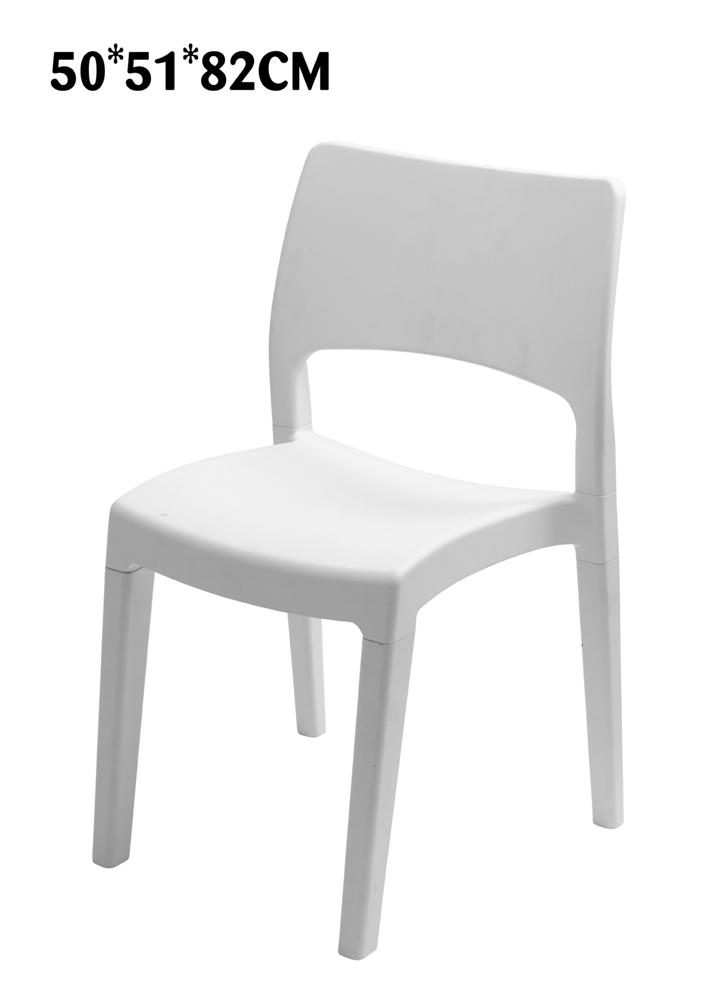 P-00007 Sedia In Plp Klik Klak Bianca - Bianco - Sedie Giardino | Mikasa