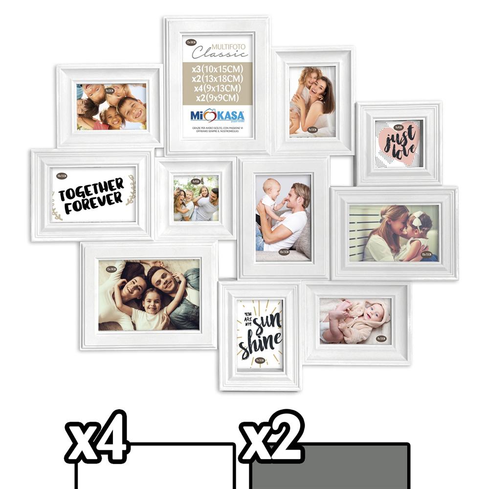 Pp 59982 Cornice Classic 11 Foto 3 10X15 / 2 13X18 / 4 9X13 / 2 9X9Cm 2 Ass.