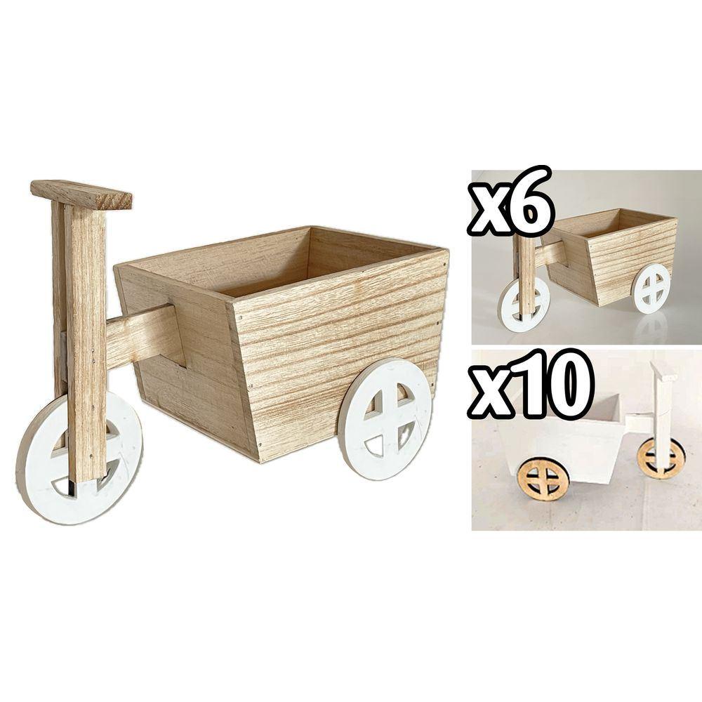 Qib 60645 Carretto Farm 24*13.5 H17Cm 2 Ass. - Assortito - Cassette | Mikasa