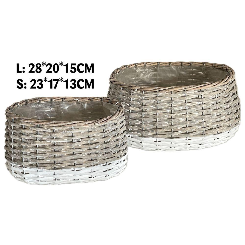 Qib 60651 Cesta Farm Oval M 23*17*13Cm