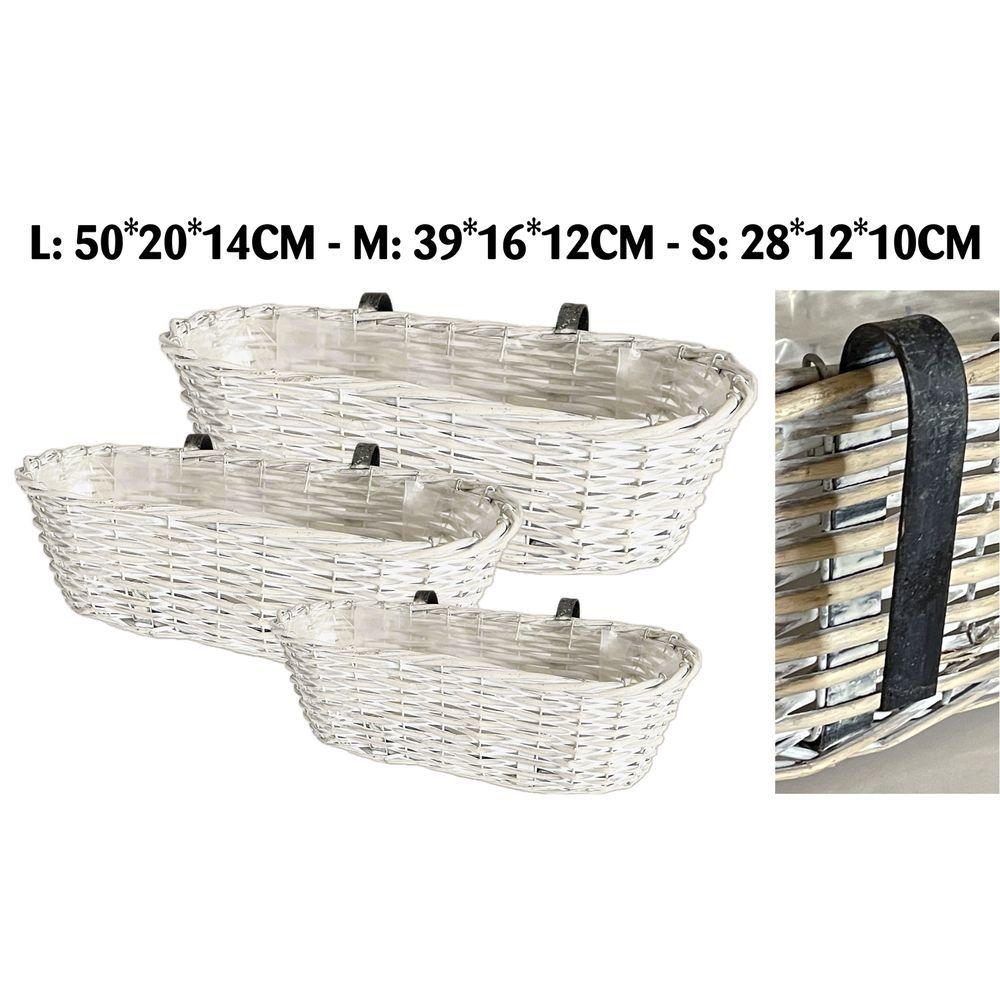 Qib 60661 Cesta Farm Wide L 50*20*14Cm