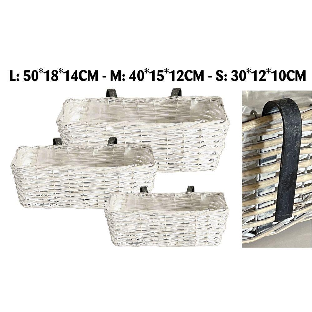 Qib 60667 Cesta Farm Wide Rettang.S 30*12*10Cm