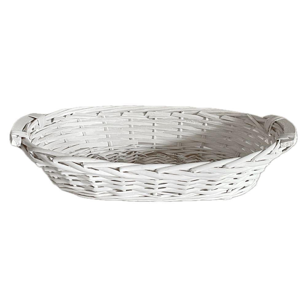 Qib 60674 Cesta Holidays Xmas Bianca 45*36 H12Cm - Bianco - Cassette & Cestini | Mikasa