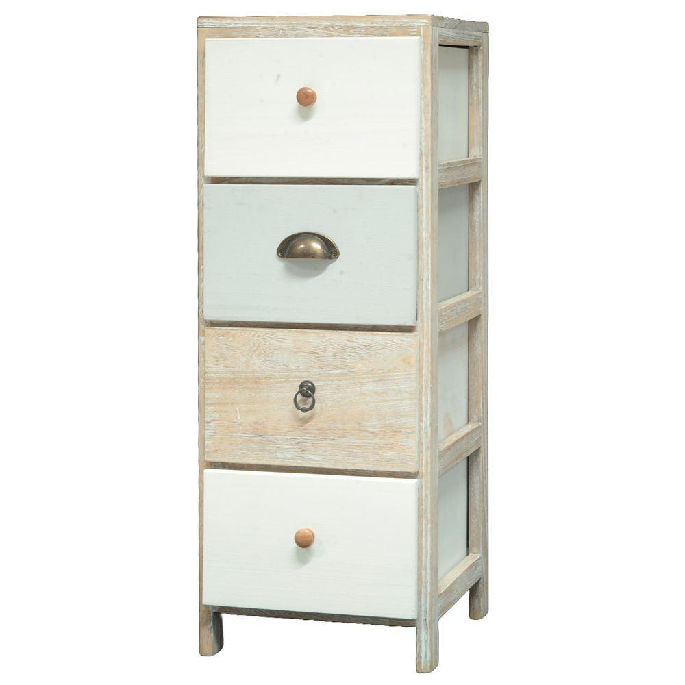 QIB 62442 Colonnina Tricolor 4 Cassetti 30*24*79Cm