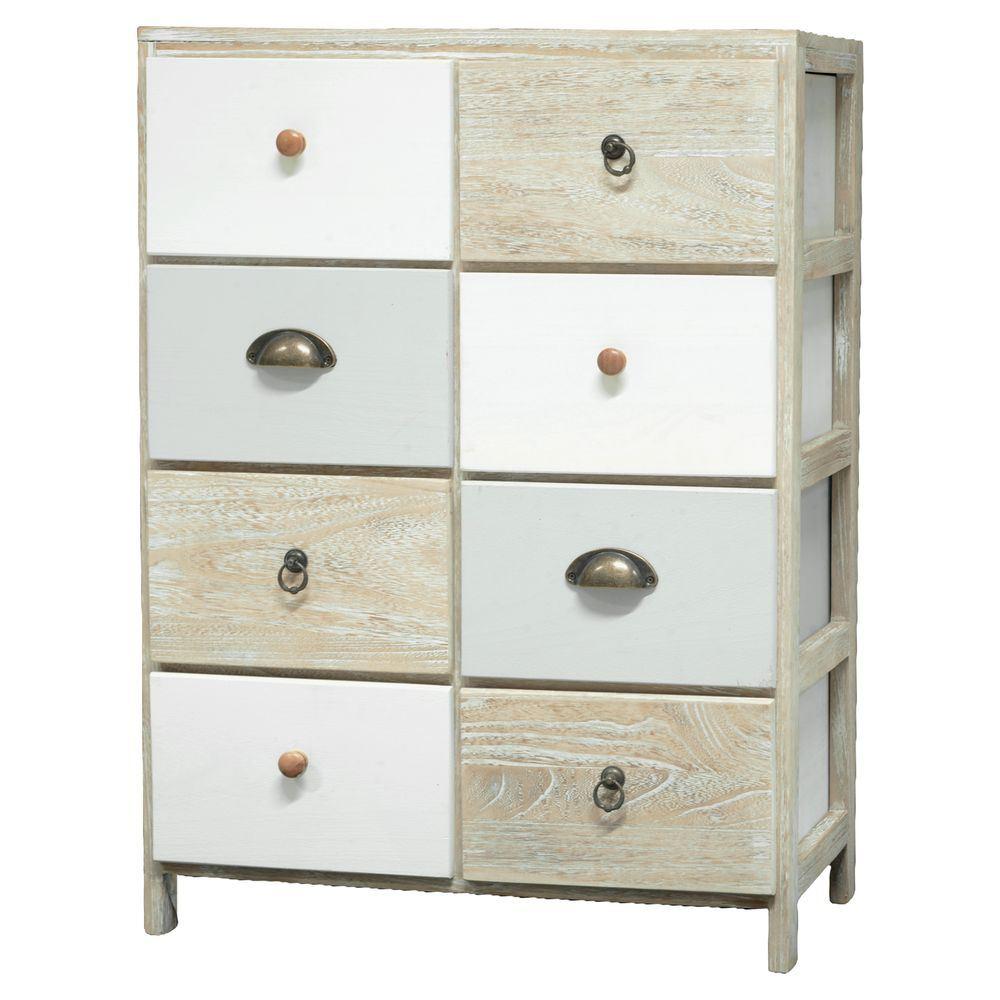 QIB 62445 Colonnina Tricolor Doppia 4 Cass. 58*24*79Cm