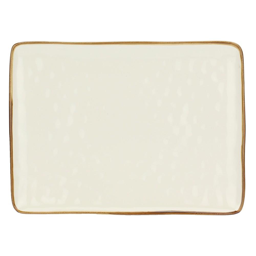 Concerto Avorio Avorio Vas Rett 36X26,5 - Ceramica Avorio - Vassoi | Mikasa