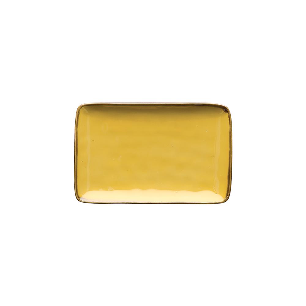 Concerto Ocra Vass Rett 20X13 - Ceramica Giallo - Vassoi | Mikasa