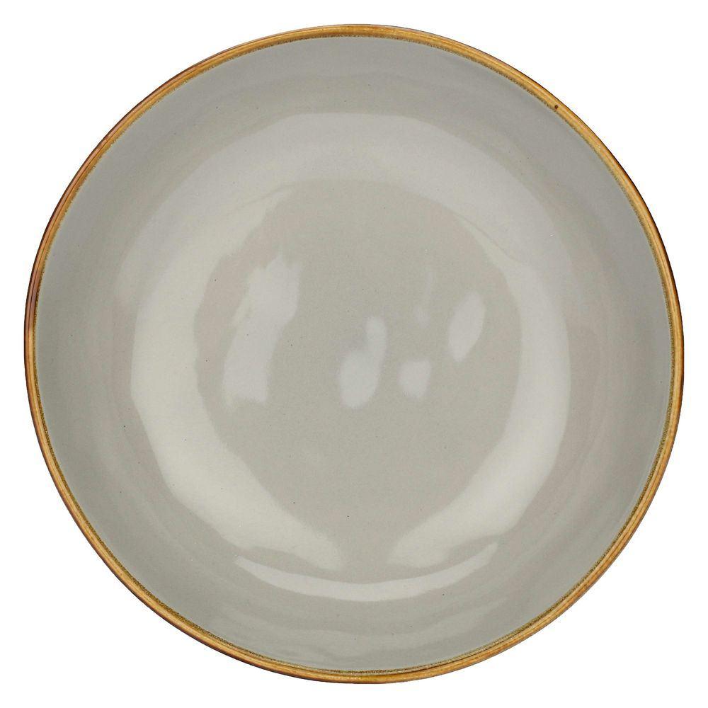 Concerto Grigio Perla Gr Perla Piatto Fondo 21Cm - Ceramica Bianco - Piatti | Mikasa