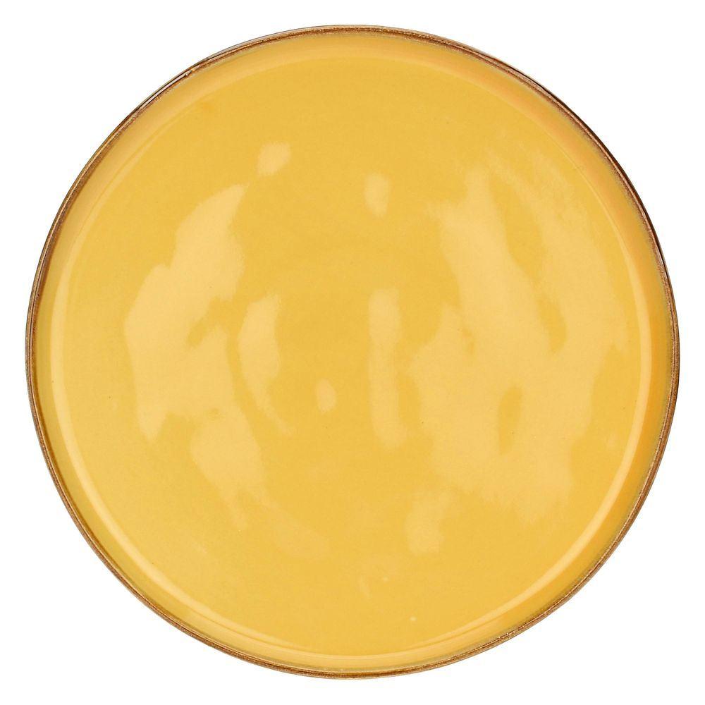 Concerto Glam Ocra Glam Ocra Piatto Teso Ø 21 Cm - Ceramica Giallo - Piatti | Mikasa