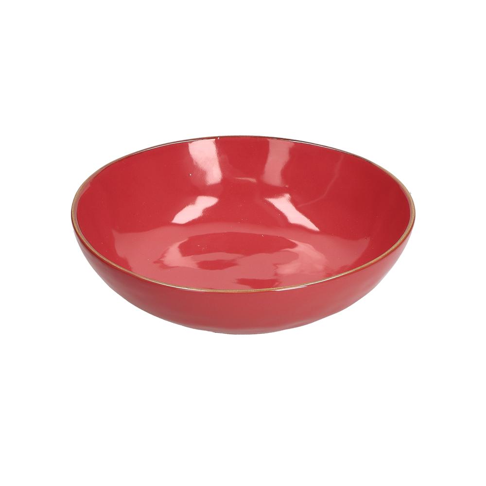 Concerto Corallo Piatto Fondo 21Cm - Ceramica Rosso - Piatti | Mikasa
