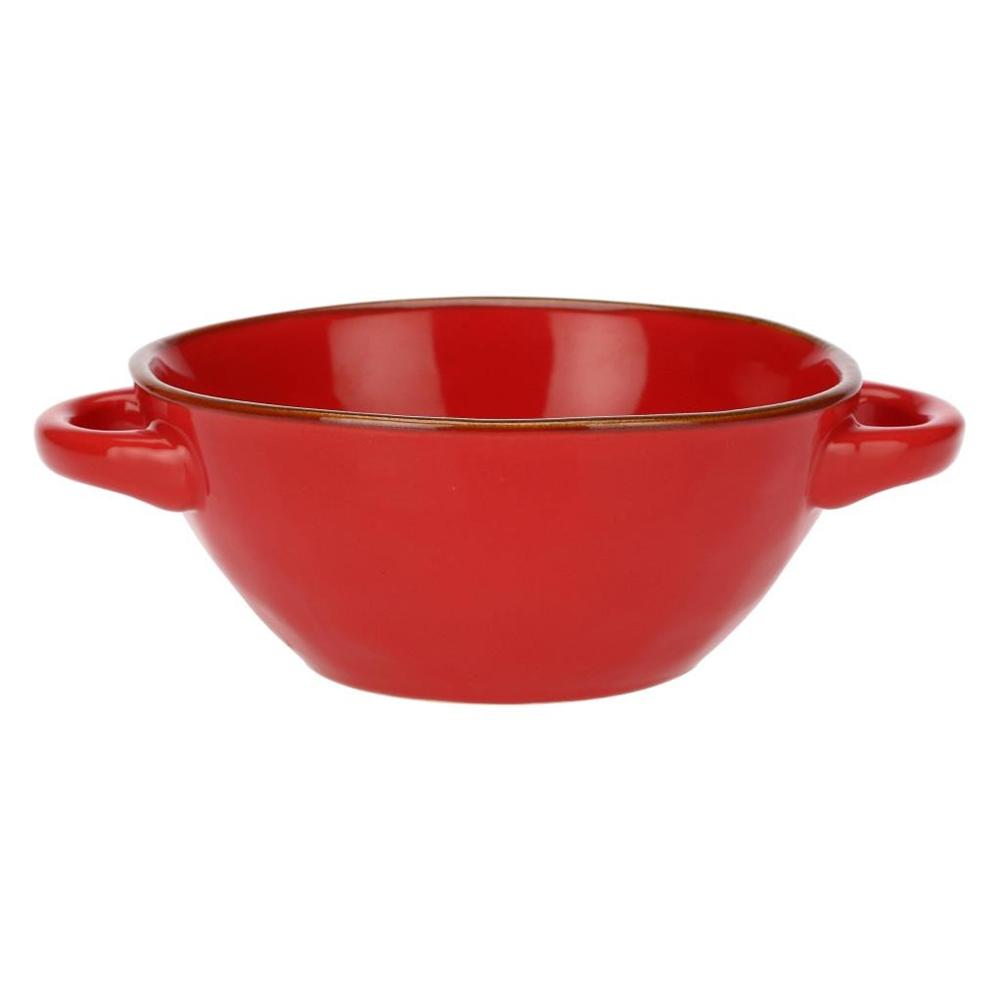 Concerto Corallo Ciot Zup Manici - Ceramica Rosso - Ciotole | Mikasa