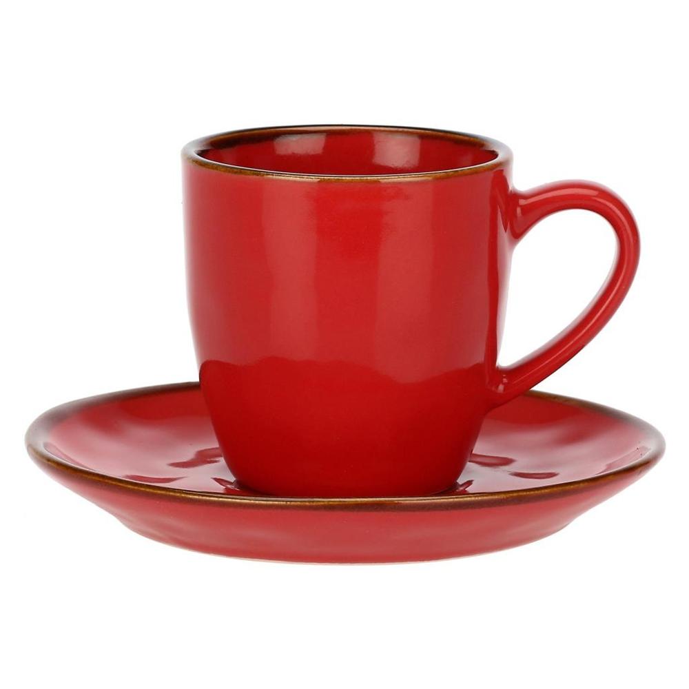Concerto Corallo Tazzina Caffe' C/P 90Cc - Ceramica Rosso - Tazze, Tazzine & Tisaniere | Mikasa