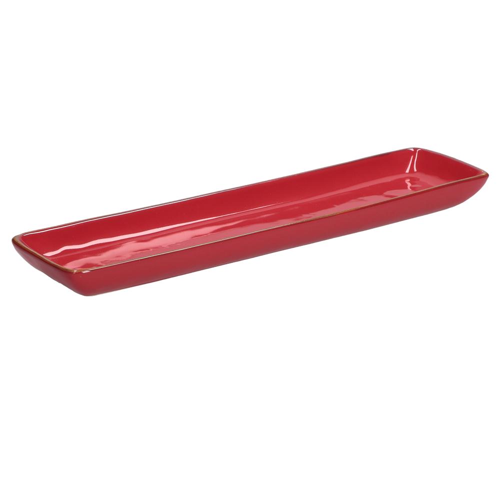 Concerto Corallo Vass Rett 32X8 - Ceramica Rosso - Vassoi | Mikasa