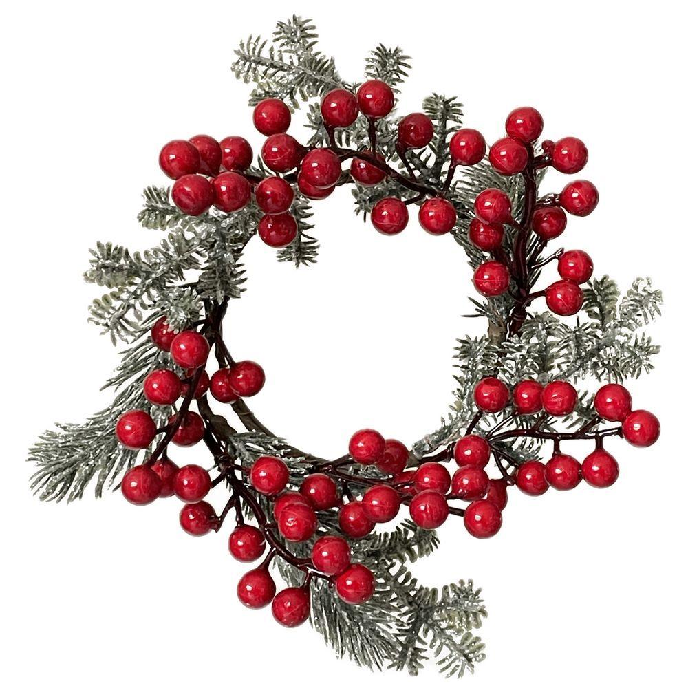 Ren 61316 Ghirlanda Red Berries Winter 20Cm - Rosso - Ghirlande | Mikasa