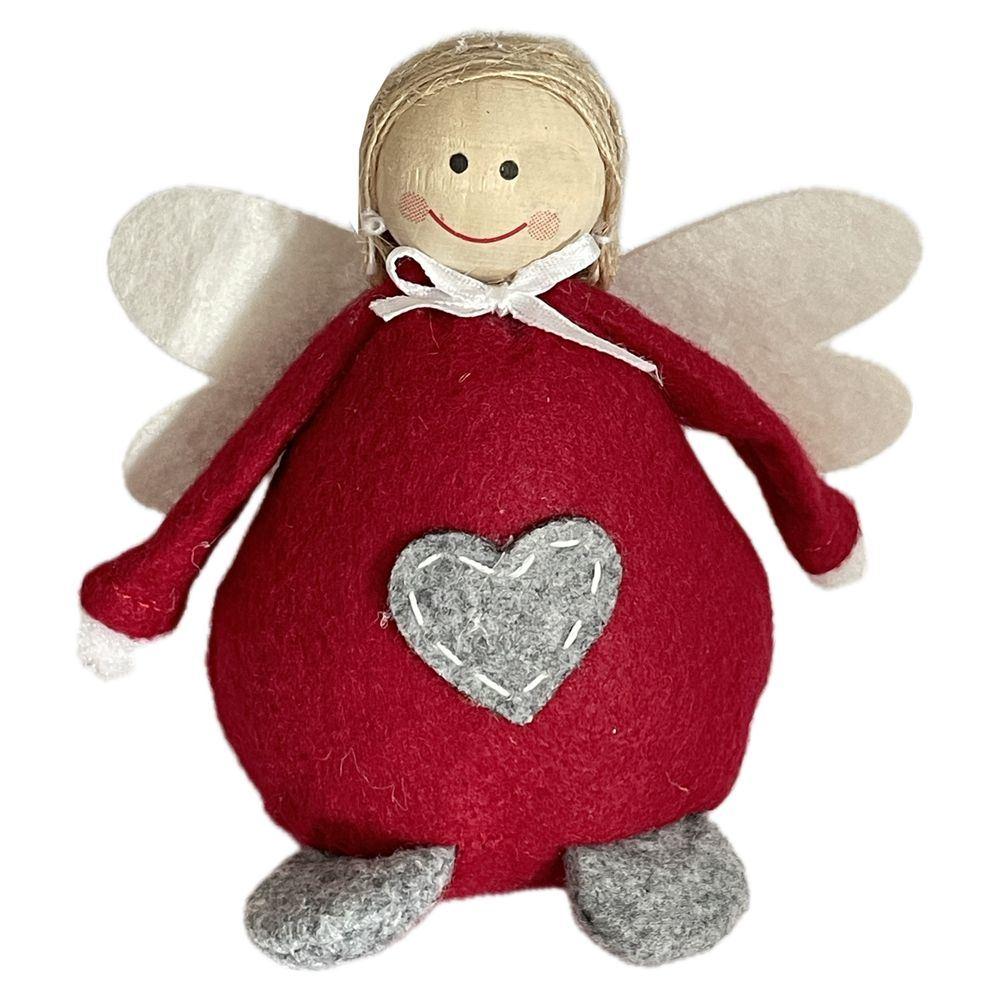 Rey 56999 Stuffed Angel - Red - 10 X 6 X 10