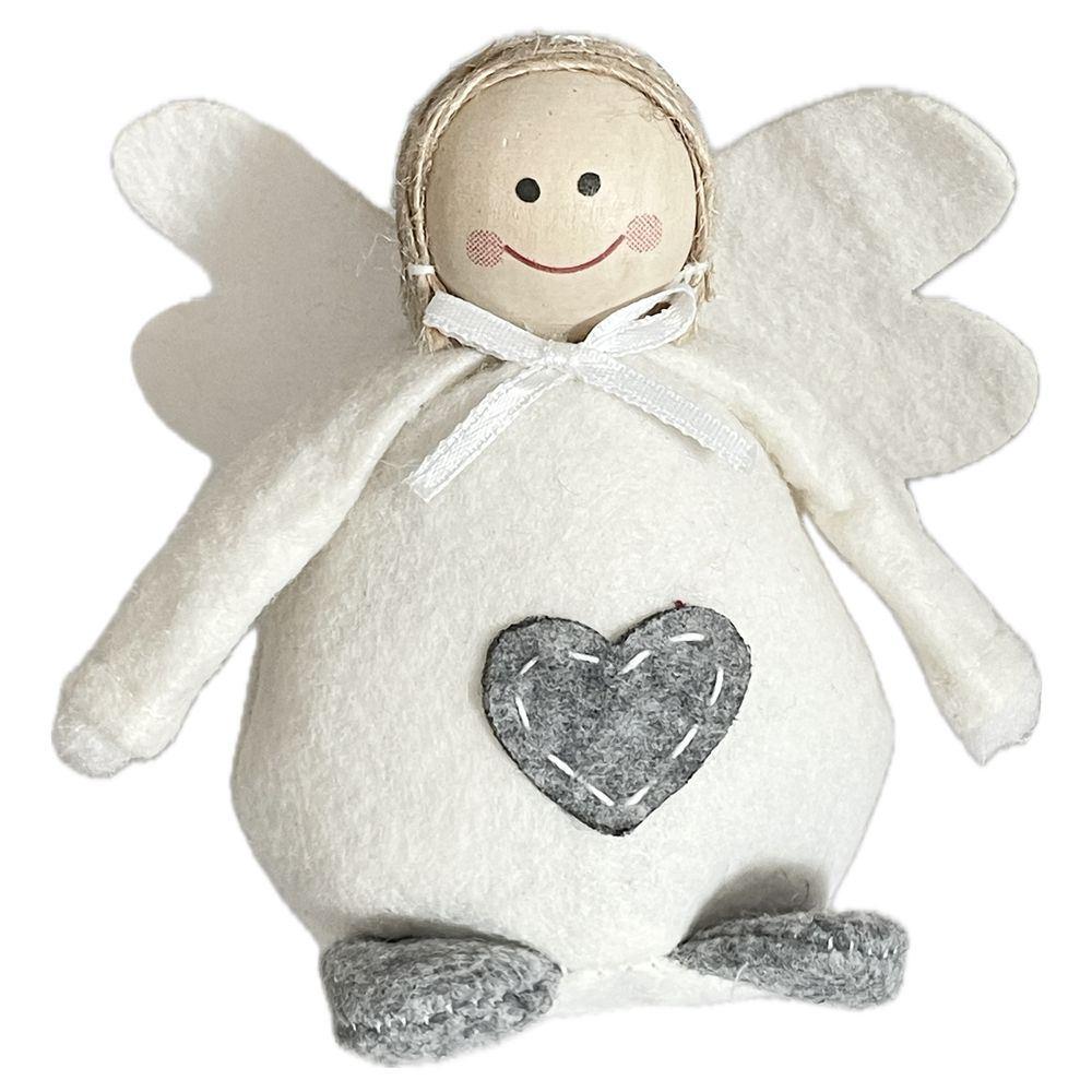 Rey 57001 Stuffed Angel - Cream - 10 X 6 X 10