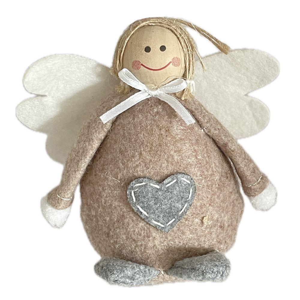 Rey 57004 Stuffed Angel - Light Havana - 10 X 6 X 10 - Marrone - Pupazzi | Mikasa