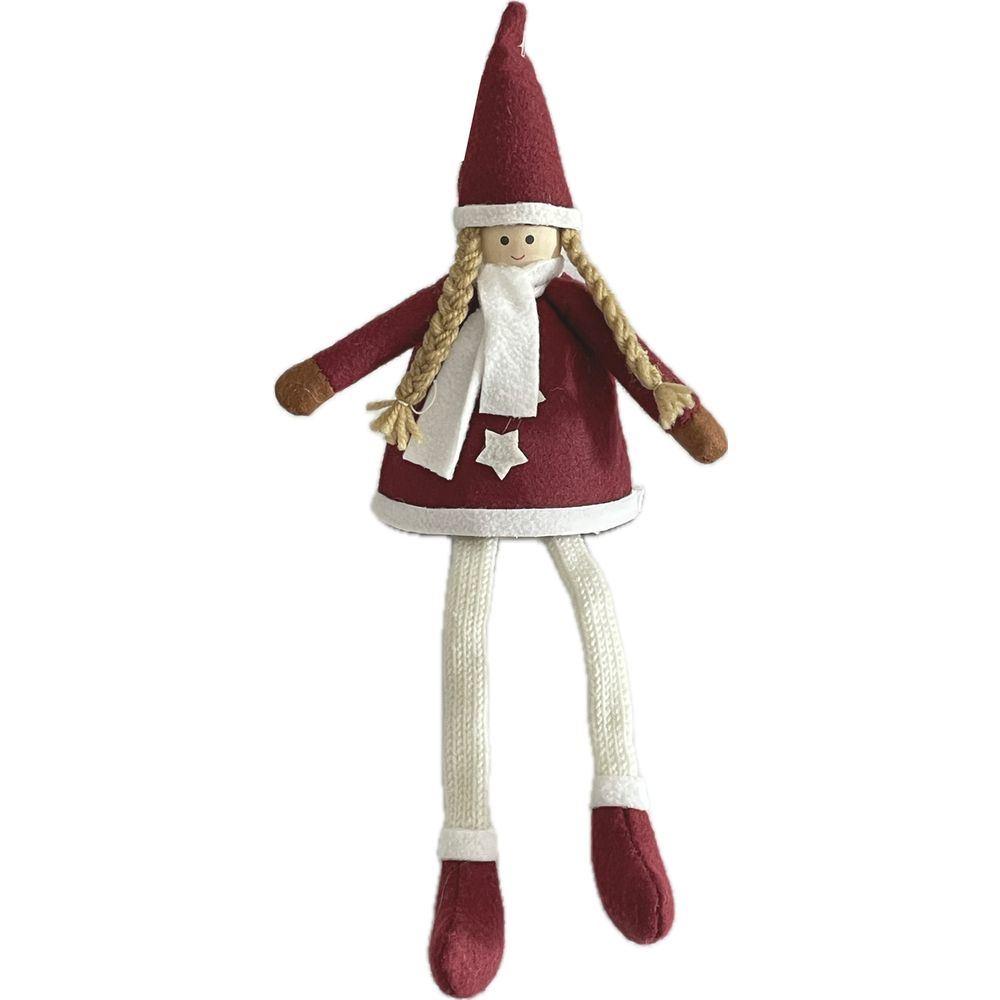 Rey 57024 Sitting Angel - Burgundy - 27 X 10 X 6