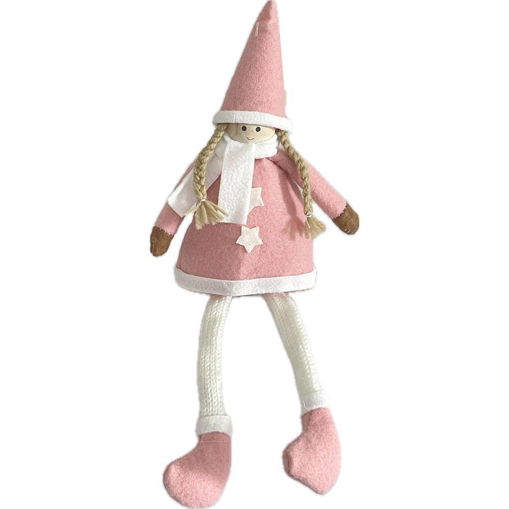 Rey 57026 Sitting Angel - Antique Pink - 27 X 10 X 6