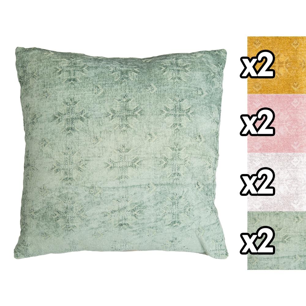 Rlk 59767 Cuscino Quadrato Ciniglia 45*45Cm 4 Ass.
