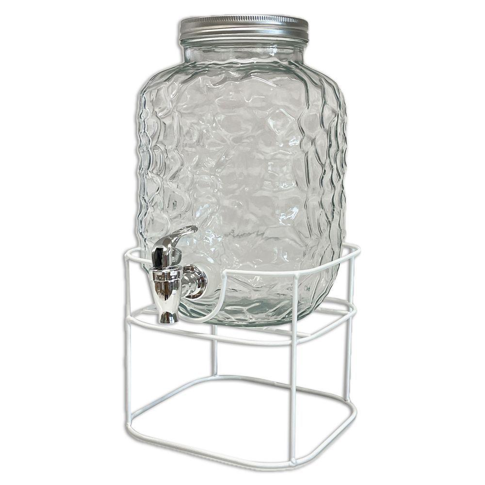 RUE 61260 Dispenser Vetro Con Stand 4L 16,3*16,36*25,6Cm